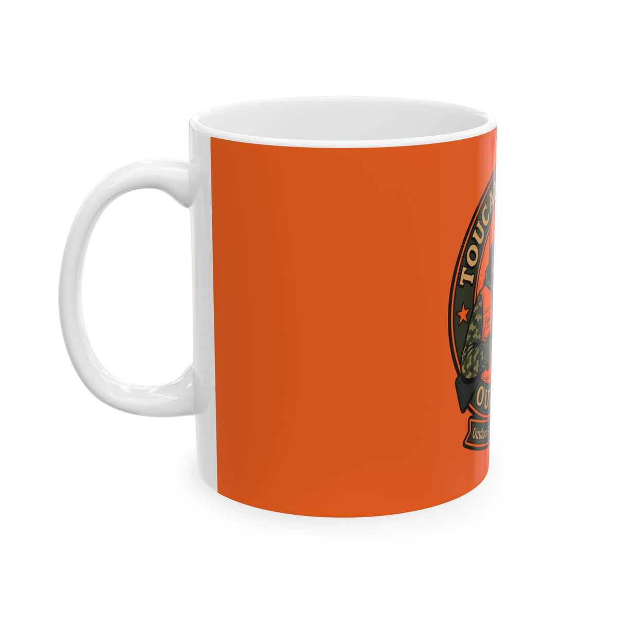 Toucan Attitude Outdoors Hunting Mug – Funny Toucan Hunter Ceramic Coffee Cup (11oz & 15oz)