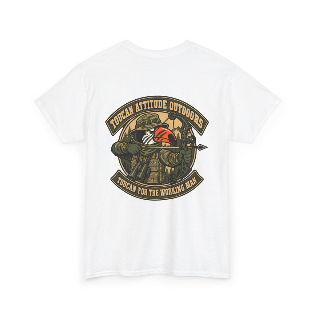Unisex Heavy Cotton Tee -TOUCAN Archer