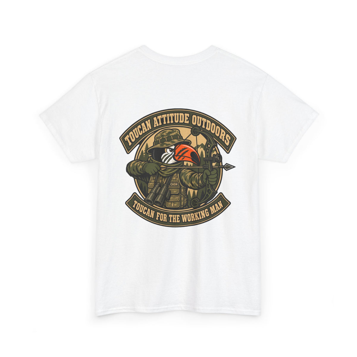 Unisex Heavy Cotton Tee -TOUCAN Archer
