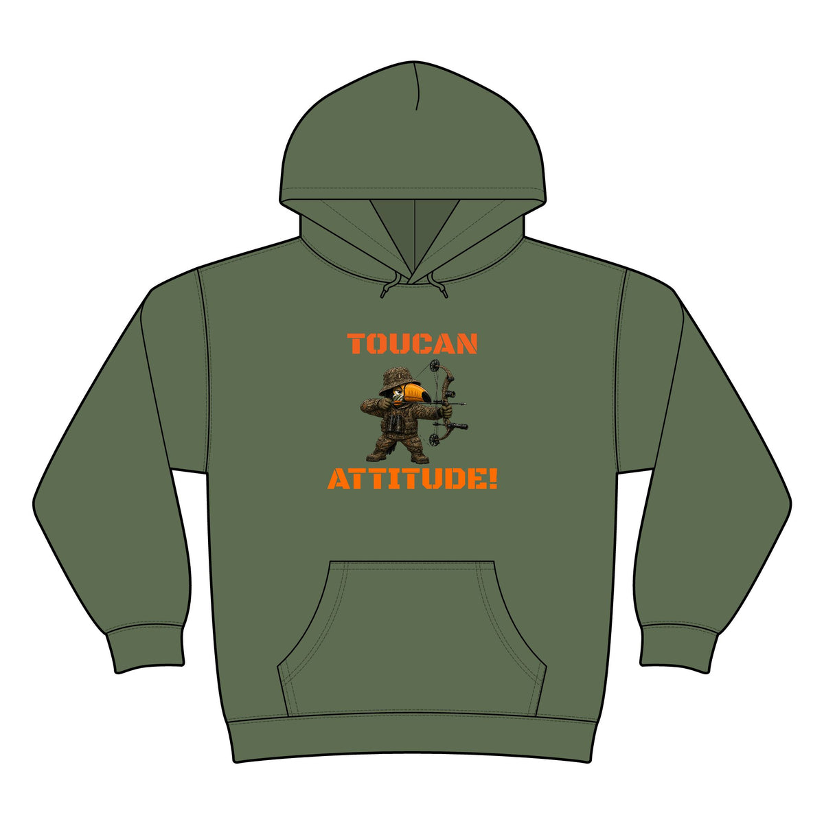 Attitude Soldier Graphic Hoodie