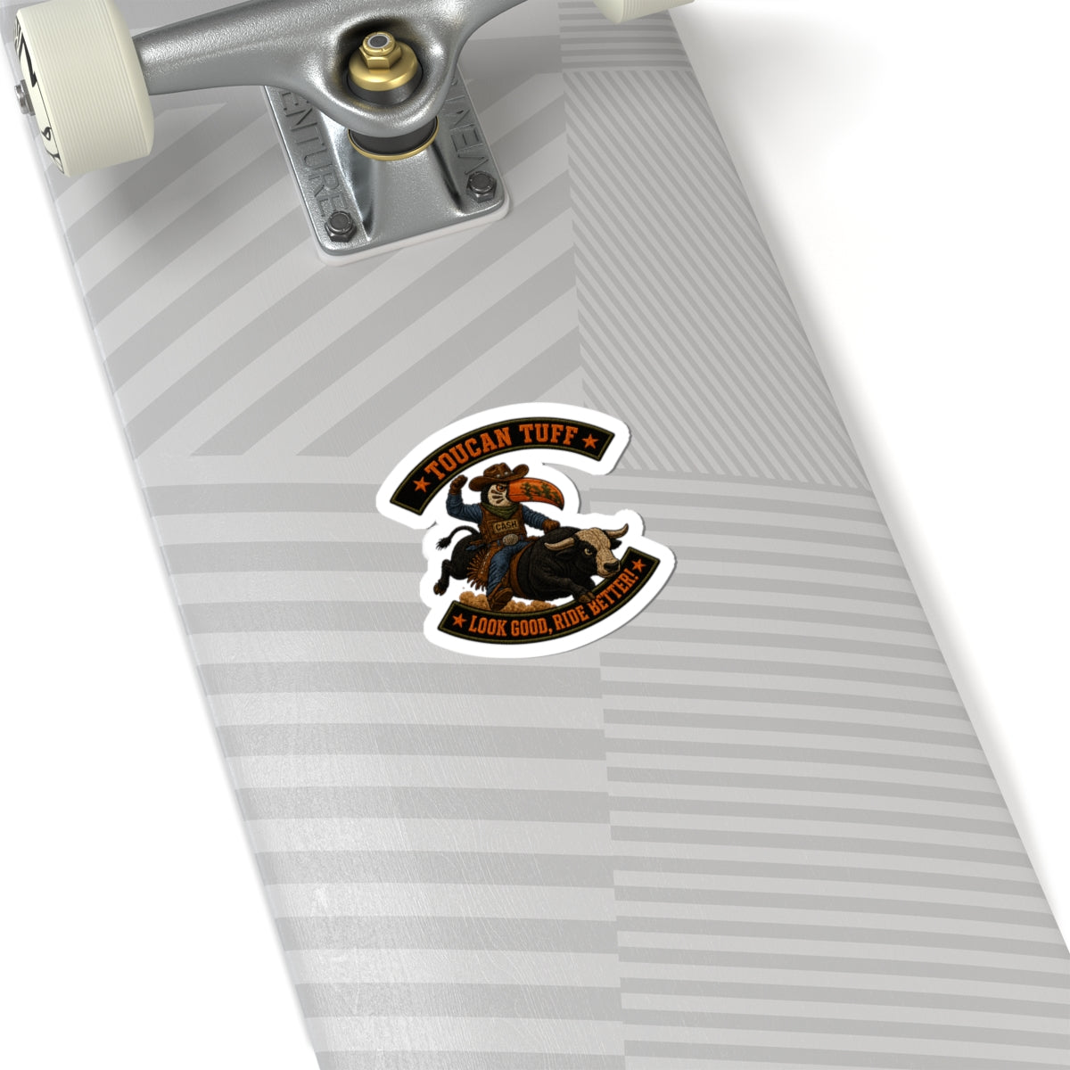 Toucan Tuff Rodeo Sticker — 'Look Good, Ride Better' Kiss-Cut Vinyl Decal