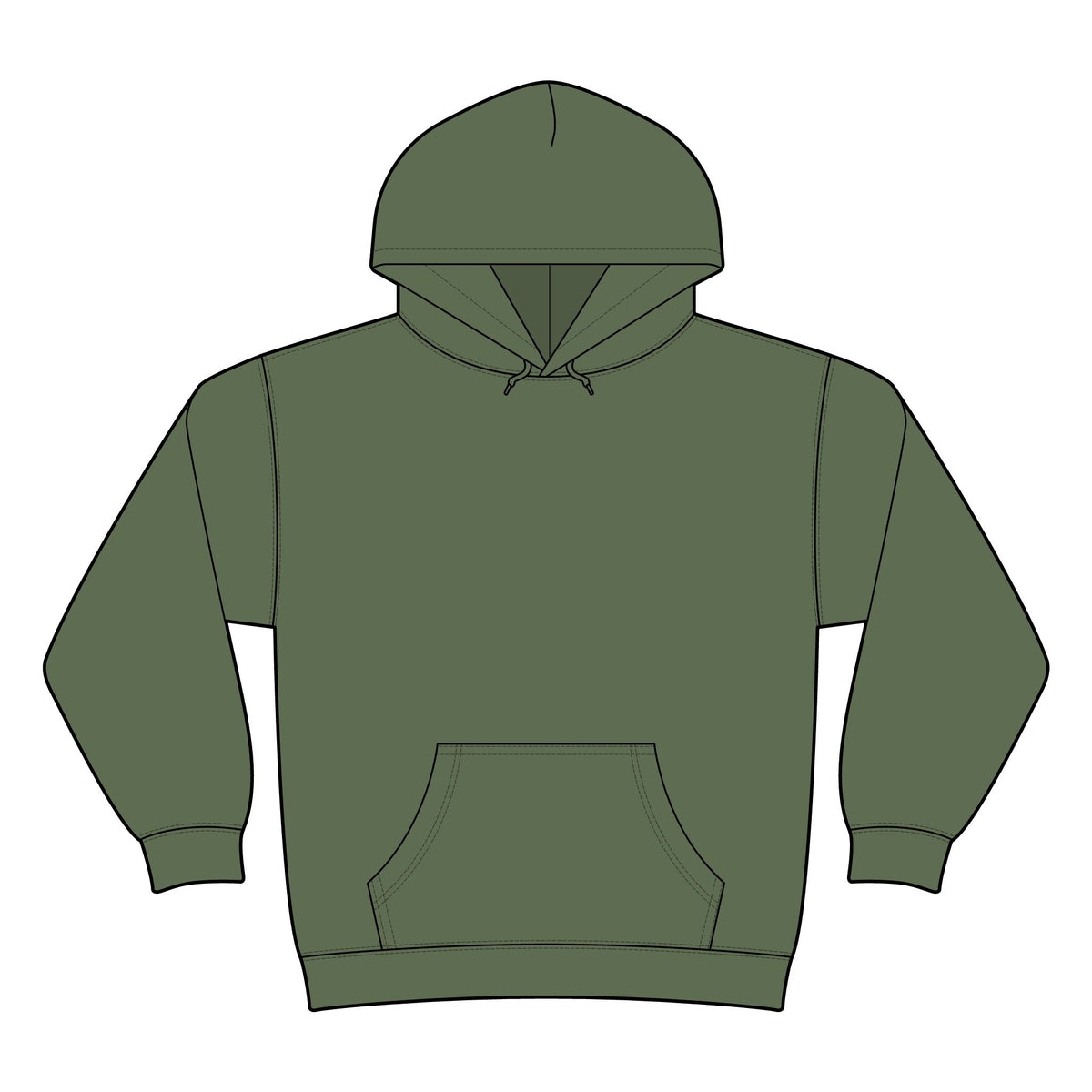 Attitude Soldier Graphic Hoodie