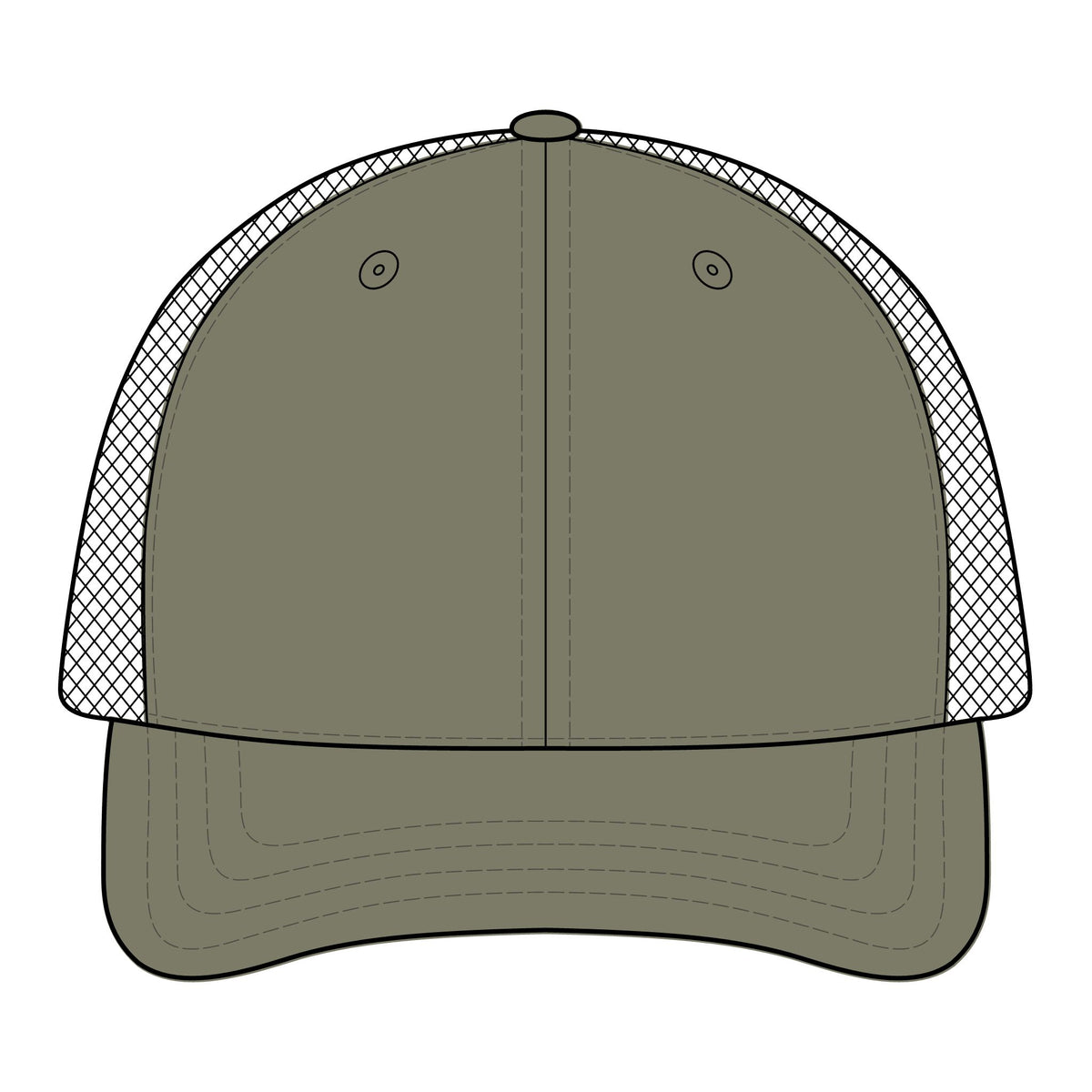 Digi Camo Snapback Trucker Cap
