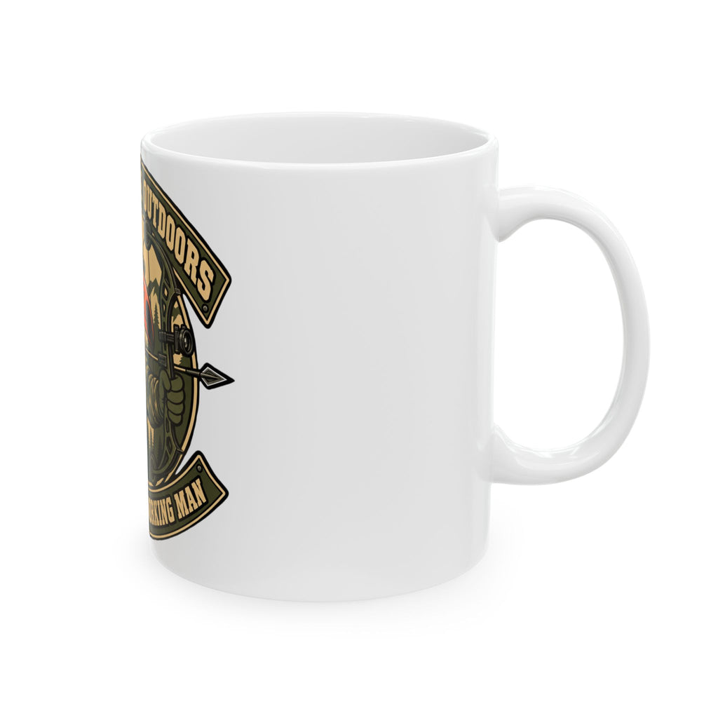 Toucan Attitude Outdoors Hunting Mug — “Toucan for the Working Man” Ceramic Coffee Cup (11oz/15oz)