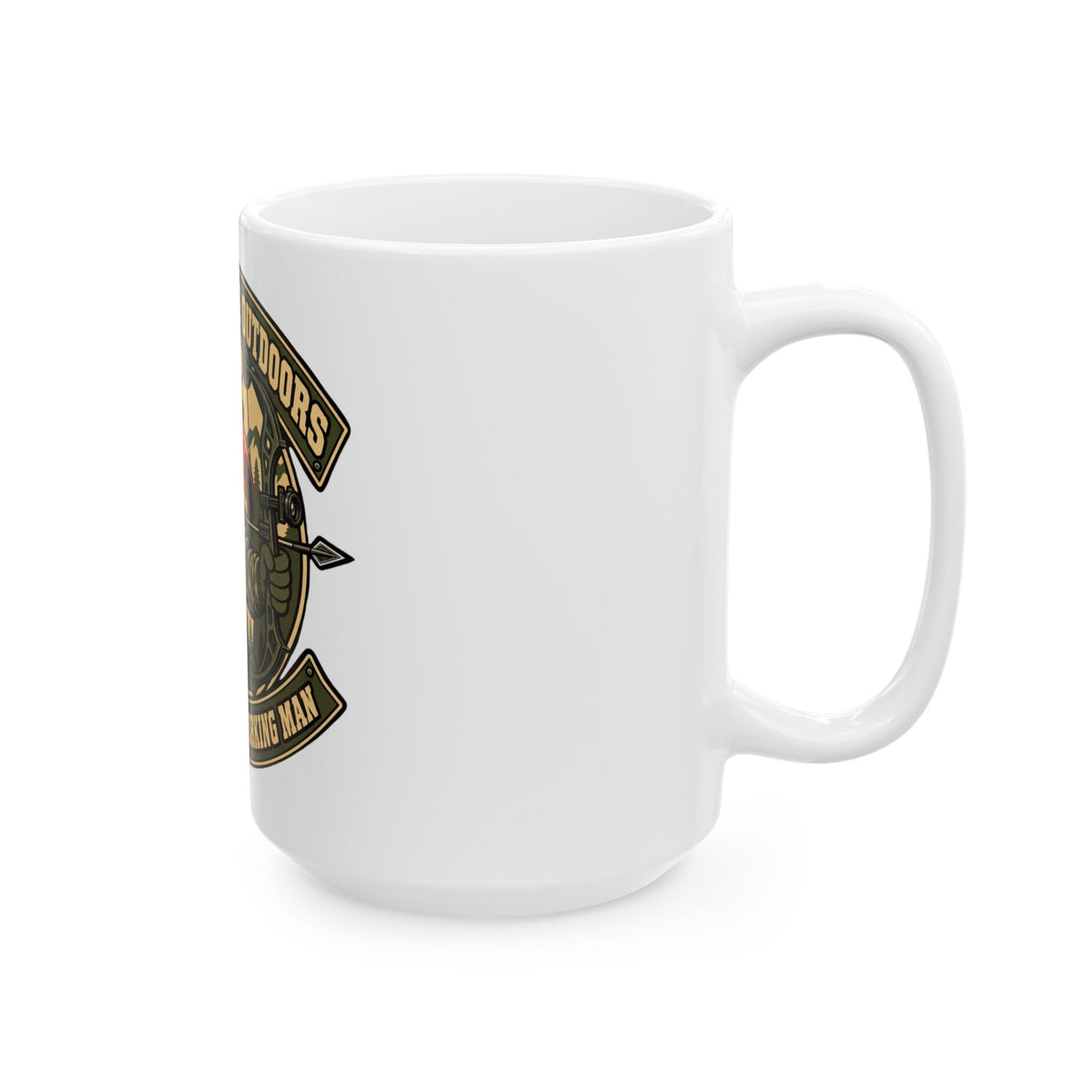 Toucan Attitude Outdoors Hunting Mug — “Toucan for the Working Man” Ceramic Coffee Cup (11oz/15oz)